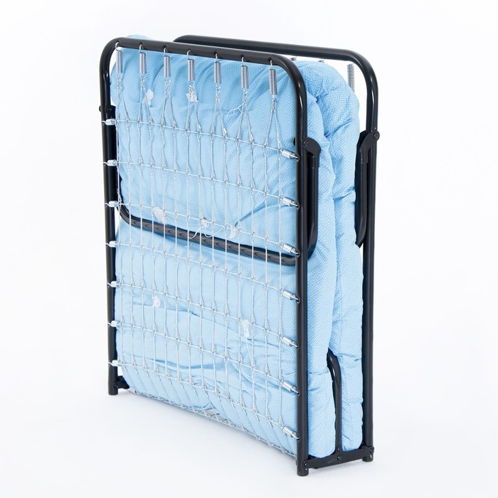 Раскладушка с матрасом взрослая Раскладушка с матрасом взрослая "Вероника" 80 х 190 х 27 см, нагрузка до 150 кг