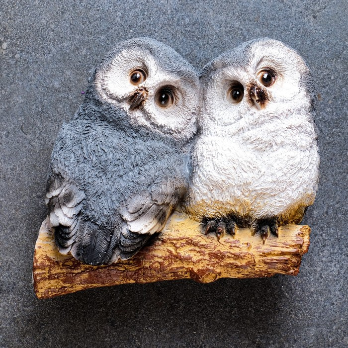 Подвесной декор  Подвесной декор "Совы на сучке" малые, 17х10см, МИКС