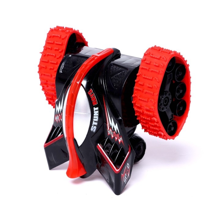 Машина-перевёртыш радиоуправляемая «Гусеничный», работает от аккумулятора, цвет красный Машина-перевёртыш радиоуправляемая «Гусеничный», работает от аккумулятора, цвет красный