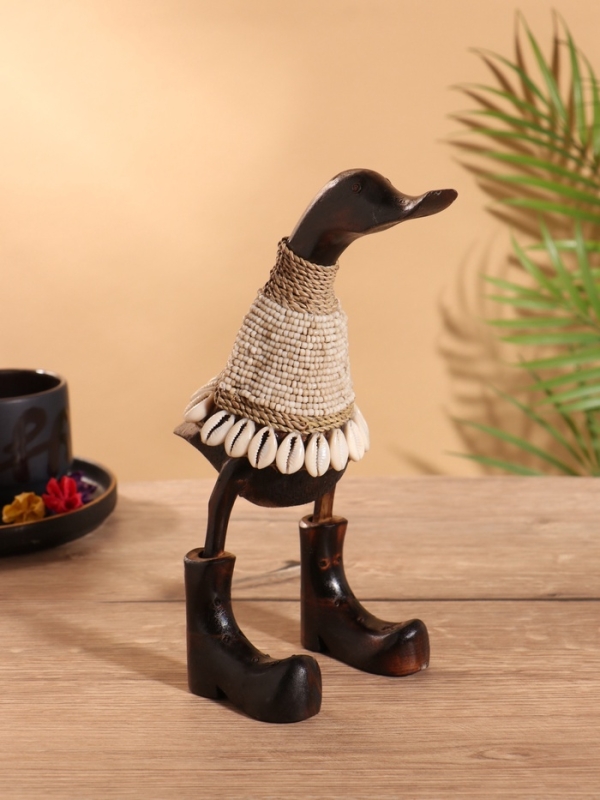 Сувенир "Утка" с декором, 25 см