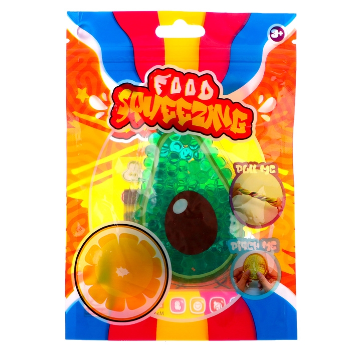 Мялка Мялка "Фрукты" с гидрогелием, виды МИКС