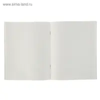 Тетрадь 48 листов в линейку Calligrata «Графика-2», обложка мелованный картон, блок №2, белизна 75% (серые листы), МИКС