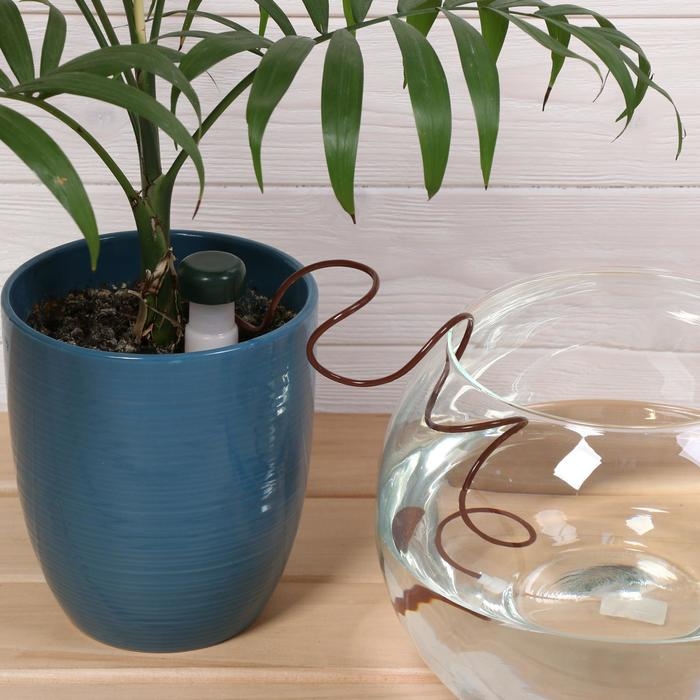 Комплект для капельного полива, для домашних растений, набор 2 шт., шланг 1 м Комплект для капельного полива, для домашних растений, набор 2 шт., шланг 1 м