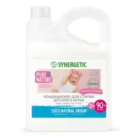 Кондиционер-ополаскиватель Synergetic &laquo;Нежное прикосновение&raquo;, для детского белья, гипоаллергенный, 2.75 л