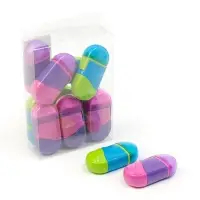 Точилка Calligrata &laquo;Универсальная&raquo;, с контейнером, с ластиком, МИКС