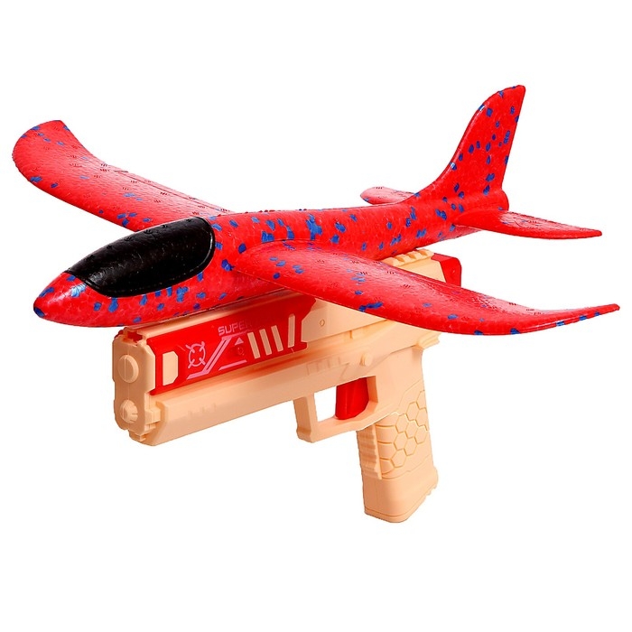 Пистолет «Аэродром», стреляет самолетом, цвета МИКС Пистолет «Аэродром», стреляет самолетом, цвета МИКС