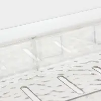 Полки для ванной настенные, 2 шт., прозрачные