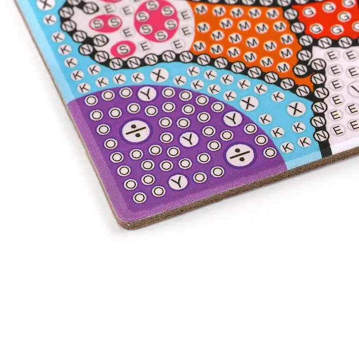 Алмазная мозаика 4в1 для детей. Создание стикеров, магнитов, брелоков и картины &laquo;Милые животные&raquo;, набор для творчества