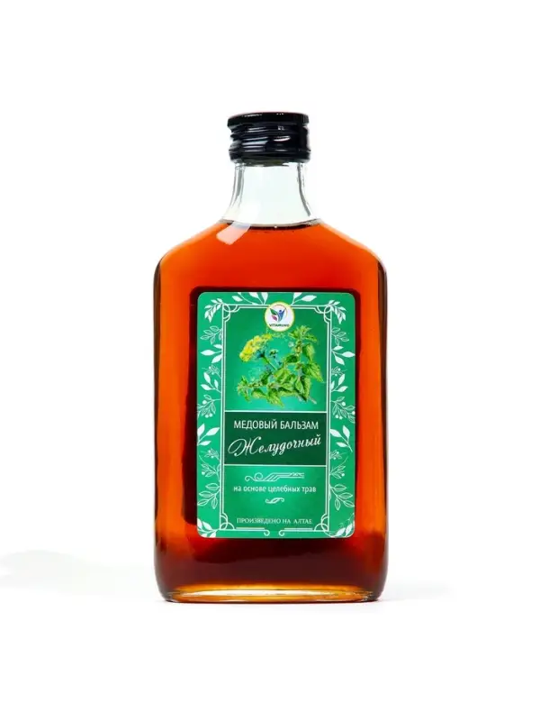 Безалкогольный алтайский медовый бальзам на травах Vitamuno &laquo;Желудочный&raquo;, 250 мл