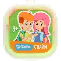 Слайм "Простоквашино", зеленый,  60 г. Slime HERO SLM333