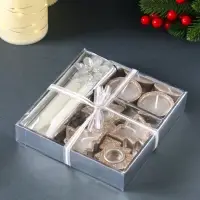 Набор свечей &laquo;Новогодние свечи и подсвечники&raquo;, 8 шт., 15.8&times;16.8&times;3.3 см