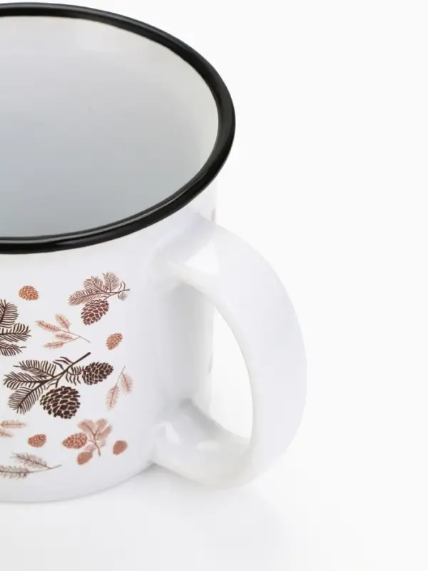 Кружка новогодняя керамическая &laquo;Новогодний принт&raquo;, 450 мл