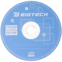 Носители информации Bigtech YCDRWB002 CD-RW/700 МБ/12x/10шт/уп (бокс)