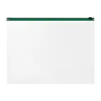 Папка-конверт на ZIP-молнии А4, 120 мкм, ErichKrause Fizzy Clear, c цветной молнией, до 100 листов, микс