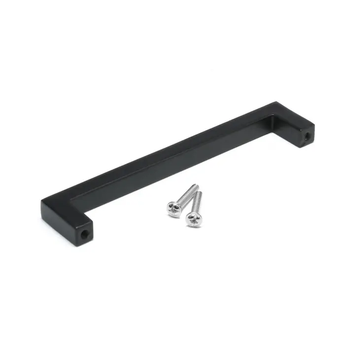 Ручка-скоба CAPPIO SQUARE2 RSC007, алюминий, м/о 128 мм, цвет черный