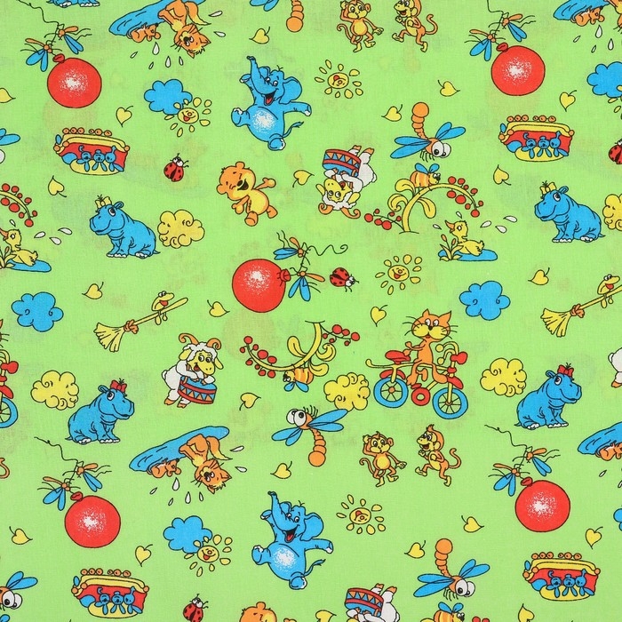 Пелёнка детская, бязь 75х110 см., хлопок 100%  рисунок МИКС Пелёнка детская, бязь 75х110 см., хлопок 100%  рисунок МИКС