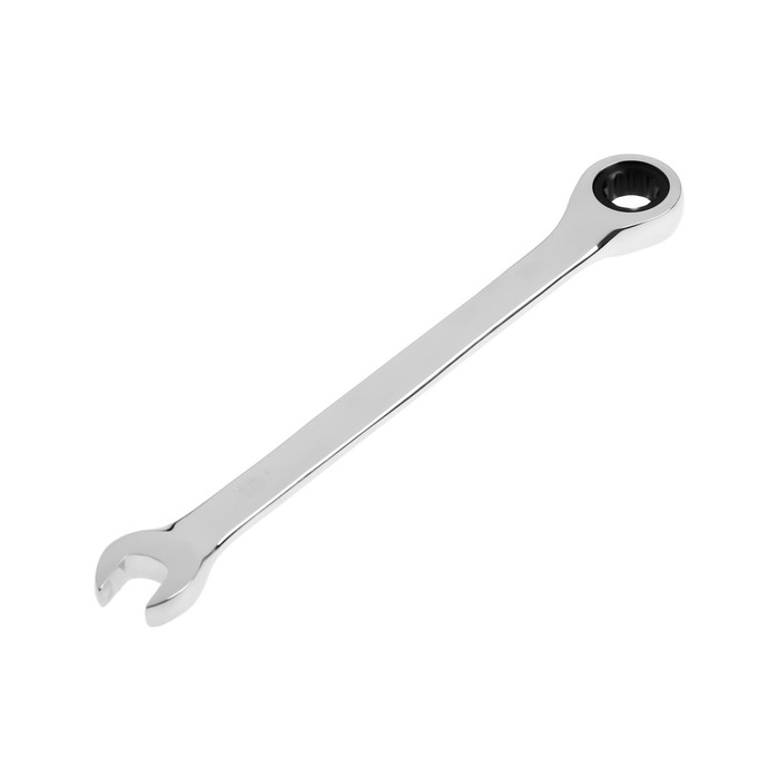 Ключ комбинированный трещоточный ТУНДРА, CrV, полированный, 72 зуба, 10 мм Ключ комбинированный трещоточный ТУНДРА, CrV, полированный, 72 зуба, 10 мм