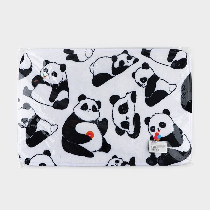 Коврик придверный  Коврик придверный "Panda", 40 х 60 см