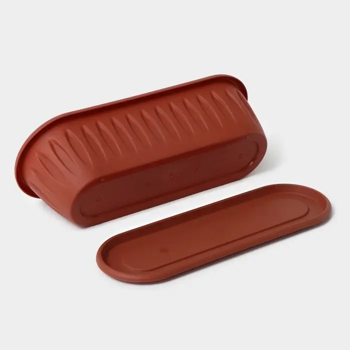 Горшок для кактуса с поддоном &laquo;Фелиция&raquo;, 1.5 л, терракотовый