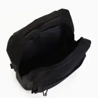 Рюкзак для ноутбука, городской, с USB, ручная кладь, 30&times;12&times;43 см, чёрный