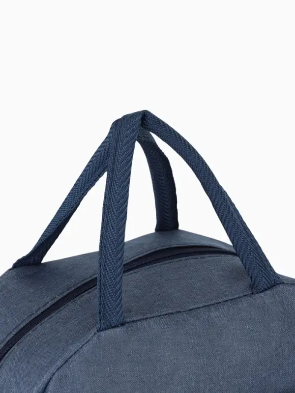 Термосумка на молнии, объём 6 л, цвет синий