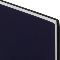 Бизнес-тетрадь Комус А4 100л, кл., обл пластик, спираль, синяя Classic