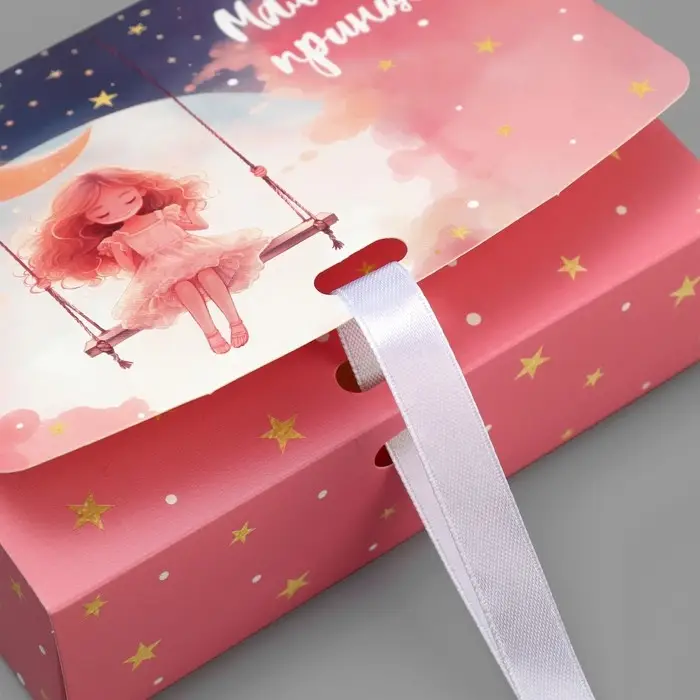 Коробка подарочная складная, упаковка, «Маленькой принцессе», 16.5 х 12 х 5 см Коробка подарочная складная, упаковка, «Маленькой принцессе», 16.5 х 12 х 5 см