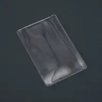 Обложка для проездного, вмещает 2 карты, 50 шт., 250 мкн, прозрачная Обложка для проездного, вмещает 2 карты, 50 шт., 250 мкн, прозрачная