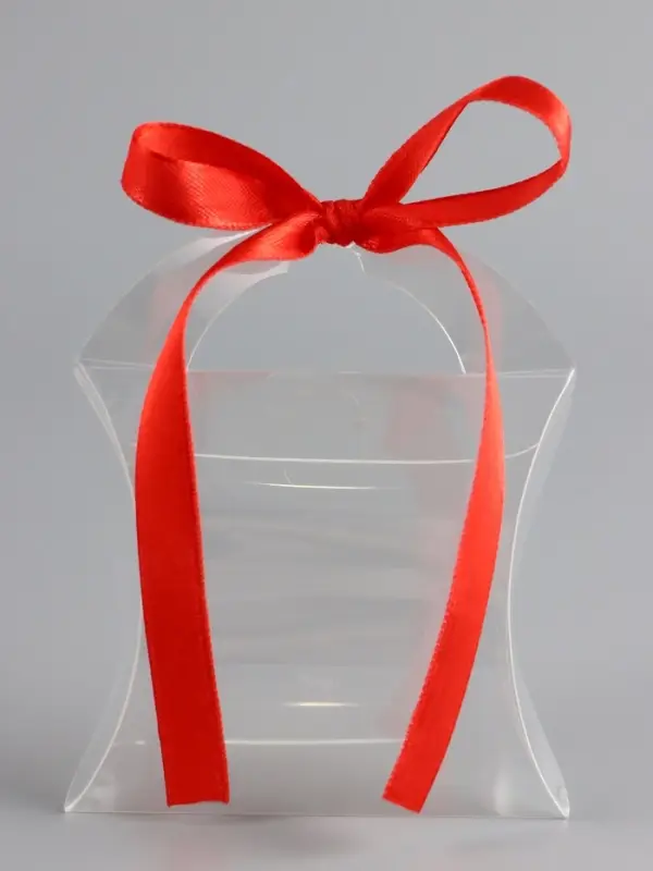 Складная прозрачная коробка из PVC, для упаковки подарков, 11×9×2 см Складная прозрачная коробка из PVC, для упаковки подарков, 11×9×2 см