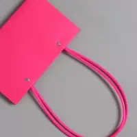 Сумка переноска для цветов, влагостойкая, фуксия, 22&times;10.5&times;13.5 см