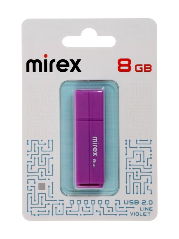 USB Flash Drive MIREX LINE VIOLET 8GB