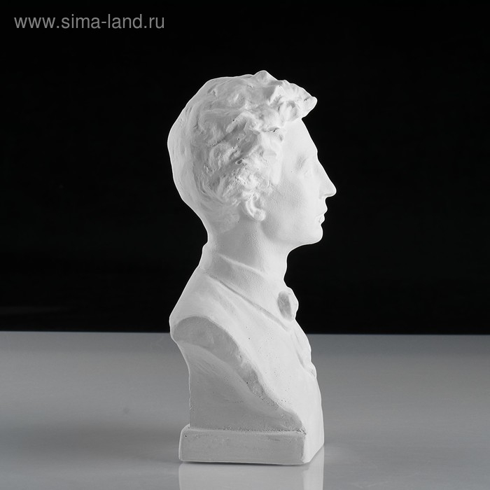 Гипсовая фигура известные люди: Бюст Блока, 12,5 x 7,5 x 19 см Гипсовая фигура известные люди: Бюст Блока, 12,5 x 7,5 x 19 см
