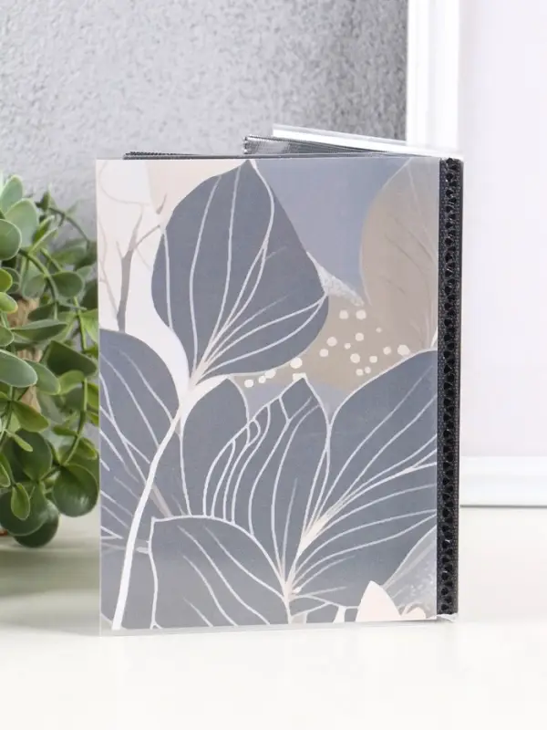 Фотоальбом "Воспоминания" 36ф 10X15см, ПП карм.,мягкая обложка, черные страницы