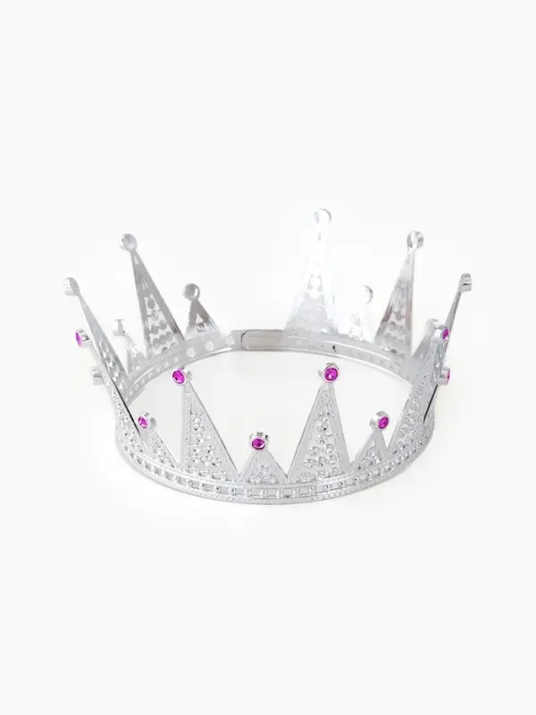 Корона королевы, цвет серебряный Корона королевы, цвет серебряный