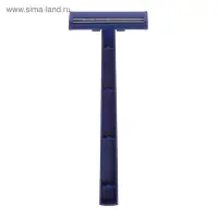 Бритвенные станки одноразовые LuazON, 2 лезвия, синие, 3 шт.