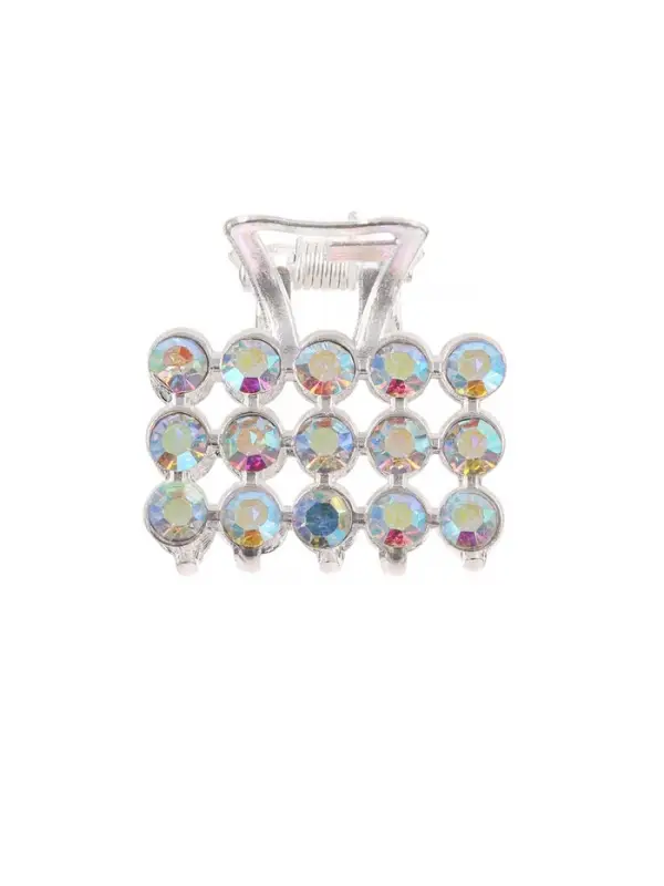 Крабик для волос &laquo;Классик&raquo;, 2.5 см, серебристый