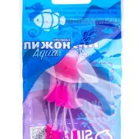 Декор для аквариума &laquo;Медуза&raquo;, 6&times;10 см, с утяжелителем, розовый