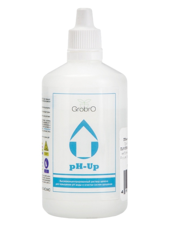 Удобрение для гидропоники  Удобрение для гидропоники "GroBro" PH UP, 100мл