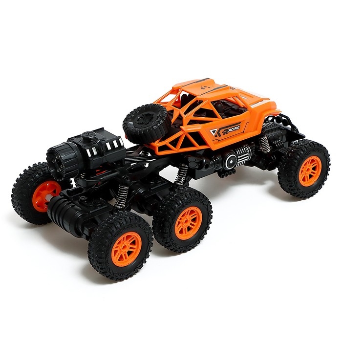 Джип «Горный гонщик», радиоуправление, дым, 6 колёс, с аккумулятором Джип «Горный гонщик», радиоуправление, дым, 6 колёс, с аккумулятором