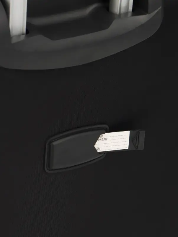 Чемодан на колёсах TEXTURA, кодовый замок, с увеличением, 42&times;26&times;68 см, 24", чёрный