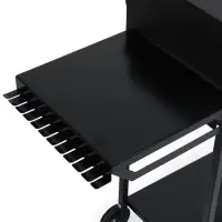 Мангал GrilMe, 35&times;115&times;83 см, сталь 2 мм, 2 полки, колёса