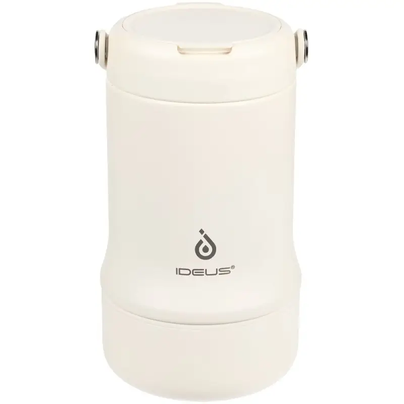 Термос для еды Tabenodo, белый (молочный)