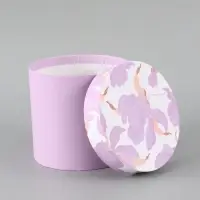 Набор шляпных коробок 5 в 1 &laquo;Нежные лилии&raquo;, 13 &times; 14 ‒ 19.5 &times; 22 см