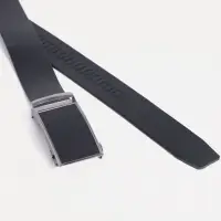 Ремень, ширина 3.5 см, автомат, чёрный