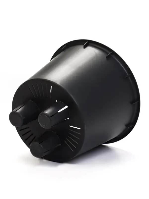 Кашпо со вставкой 3,7 л d22 см h20 см МИКРИТ серый слайн