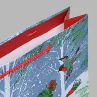 Пакет подарочный &laquo;Коза на санках&raquo;, 33&times;10&times;42.5 см