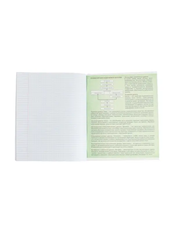 Тетрадь предметная 48 листов в клетку, Calligrata «Герб. Биология», обложка мелованный картон Тетрадь предметная 48 листов в клетку, Calligrata «Герб. Биология», обложка мелованный картон