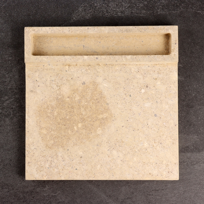 Пекарский камень с испарителем, вулканический, 30х30х2см Пекарский камень с испарителем, вулканический, 30х30х2см