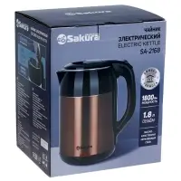 Чайник электрический Sakura SA-2168MBG, 1.8 л, металлический Чайник электрический Sakura SA-2168MBG, 1.8 л, металлический