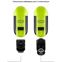 Кофеварка рожковая капсульная для дома KT-7105 Кофеварка рожковая капсульная для дома KT-7105